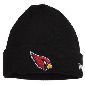 Arizona Cardinals New Era Solid Cuffed Knit Hat – Black