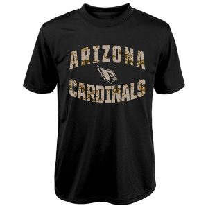 Arizona Cardinals Youth Camo Dri-Tek Synthetic T-Shirt – Black