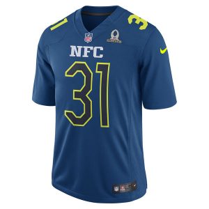 David Johnson NFC Nike 2017 Pro Bowl Game Jersey – Navy