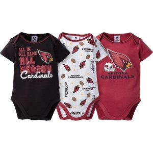 Newborn & Infant Arizona Cardinals Gerber 3-Pack Bodysuit Set