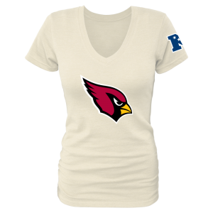 Women’s Arizona Cardinals Design Your Own V-Neck Tri-Blend T-Shirt