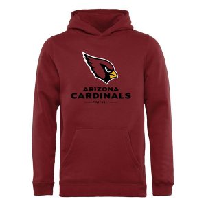 Youth Arizona Cardinals Pro Line Cardinal Team Lockup Hoodie